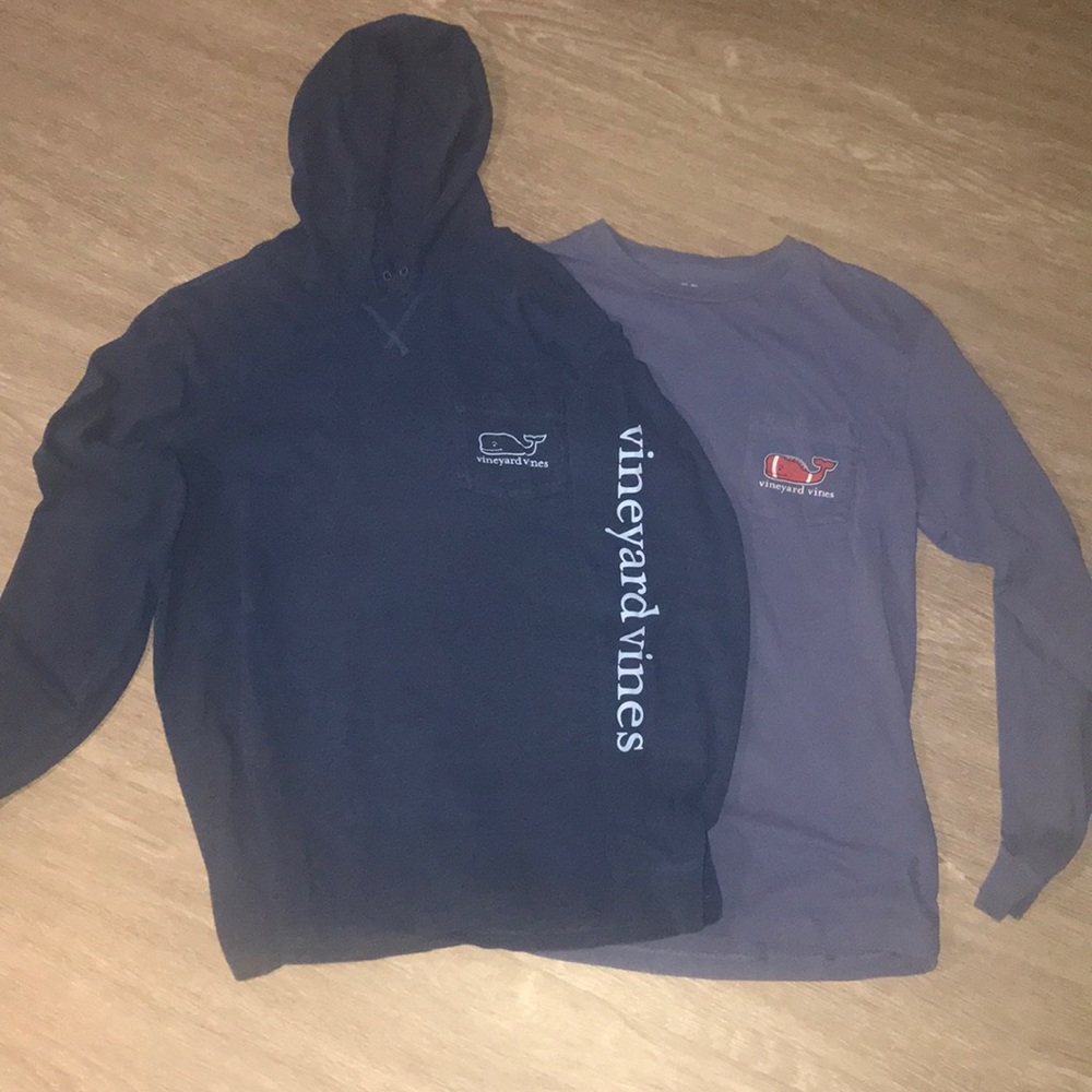 Vineyard Vines Long Sleeve Tee Set of 2
